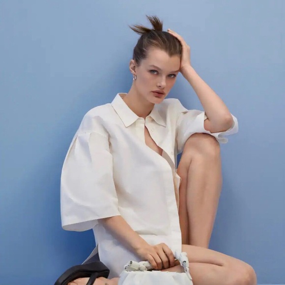 Mango Plaited Strap Cross Body Bag, White - Picture 5 of 8